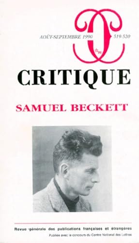 Critique, n° 174. Samuel Beckett book