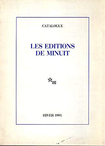 Catalogue Les editions de minuit hiver 1991 book
