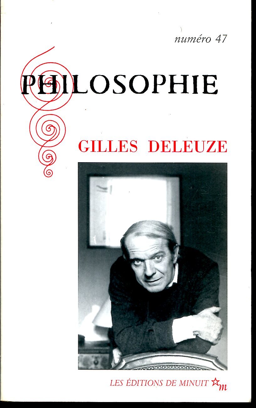 Philosophie 47 g.deleuze (Revue Philo) Philosophy