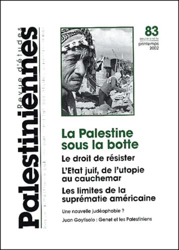 Revue d'études palestiniennes, numéro 83 book