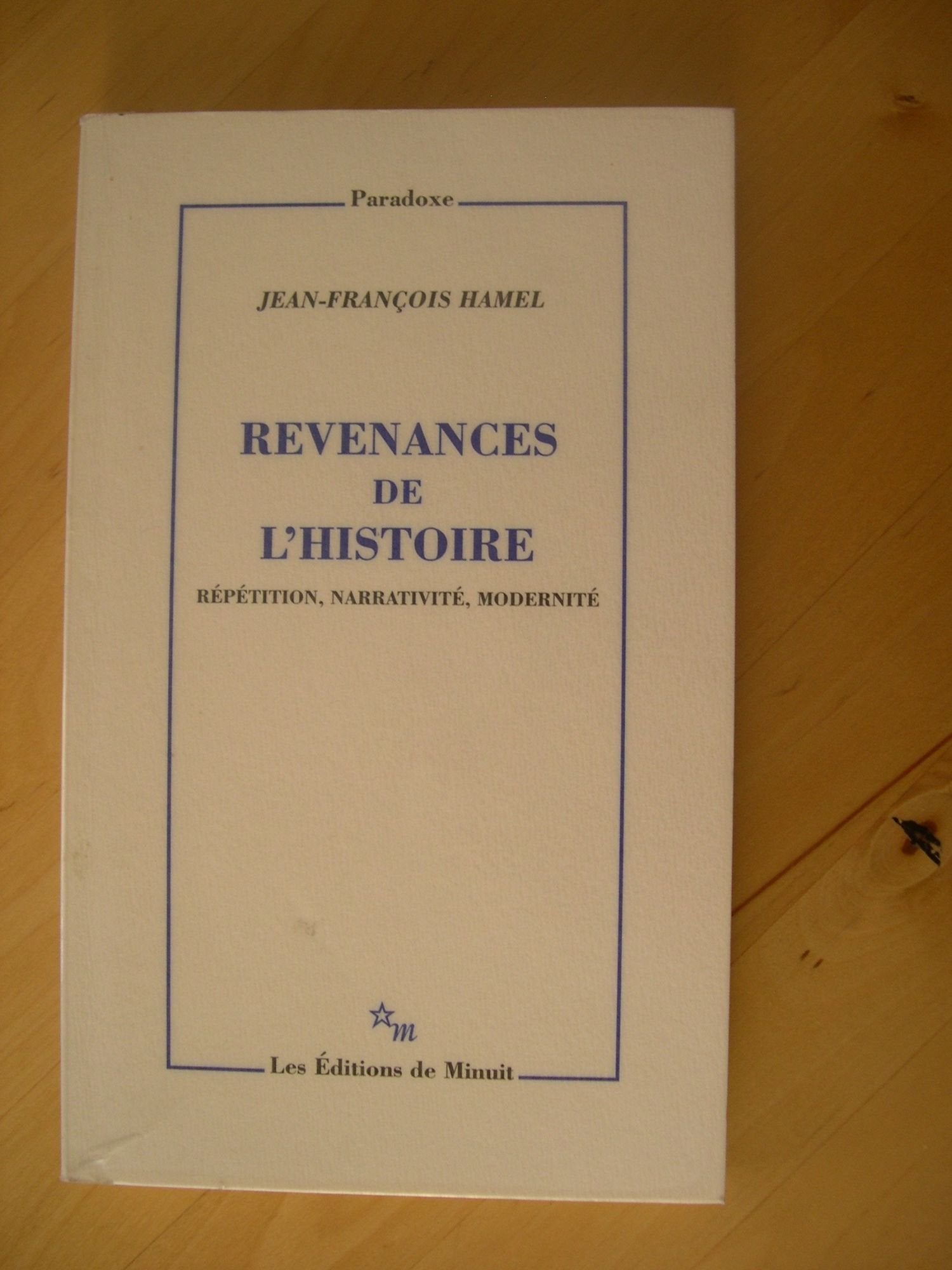 Revenances de l'histoire. Répétition narrativite modernité book