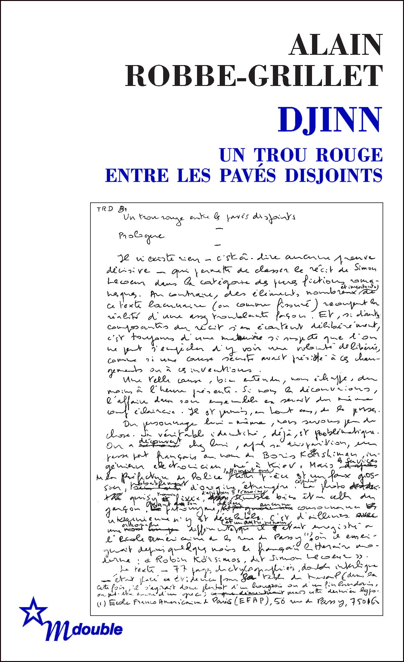 Djinn un trou rouge entre les pavés disjoints book
