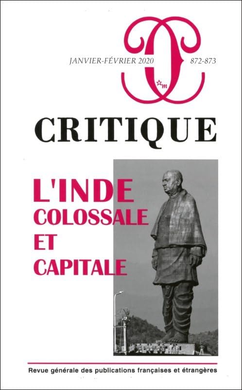 Critique 872-873 L'Inde : colossale et capitale book