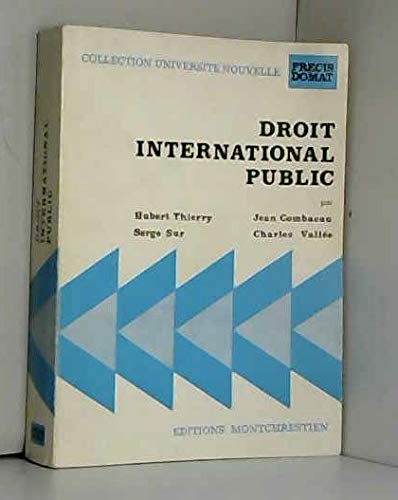 Droit international public (Collection Université nouvelle) book
