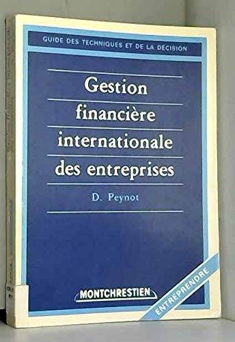 Gestion financière internationale des entreprises book