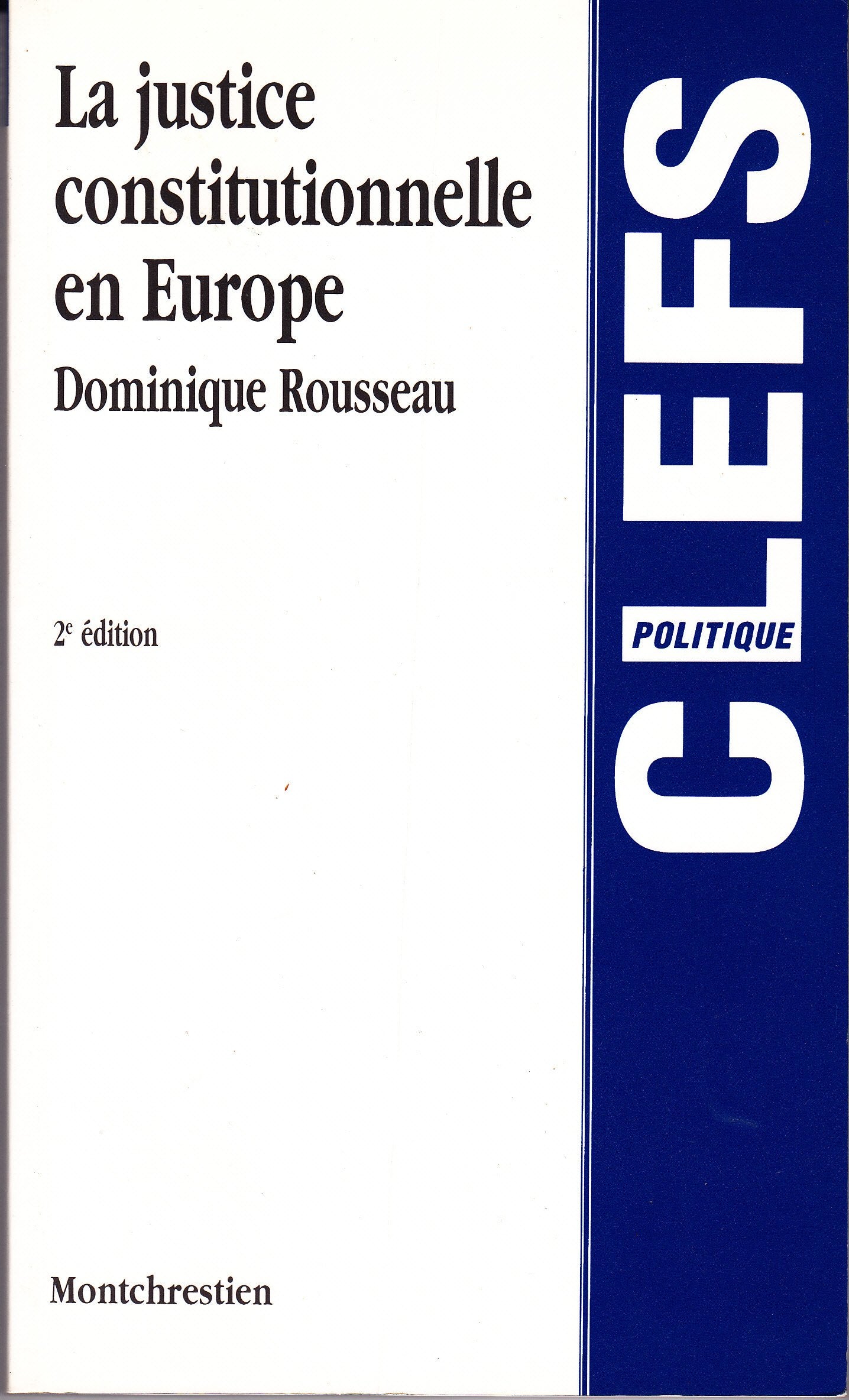 La justice constitutionnelle en Europe Books