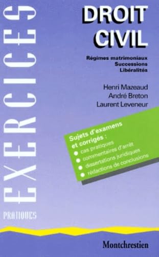 Droit civil, tome 4. Régimes matrimoniaux. Successions book