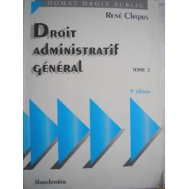 Droit administratif général Tome 2: Droit administratif général Books