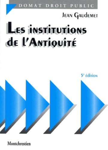 Les institutions de l'Antiquité, 5e édition book