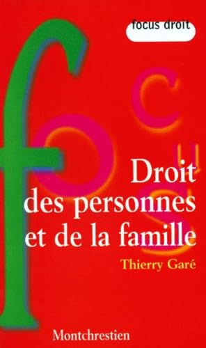 Droit des personnes et de la famille Books