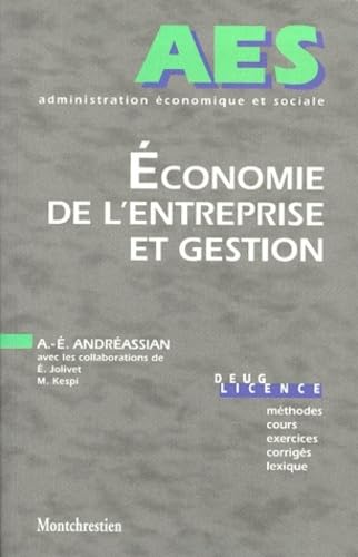 Gestion Et Economie Entreprise book