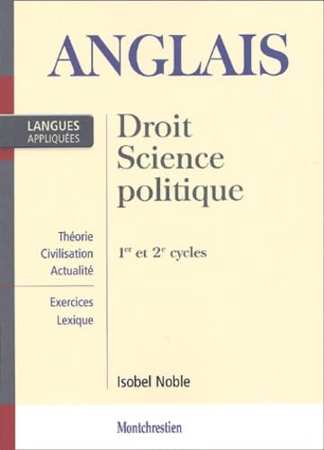 Anglais Applique. Droit, Science Politique 1er Et 2eme Cycles book