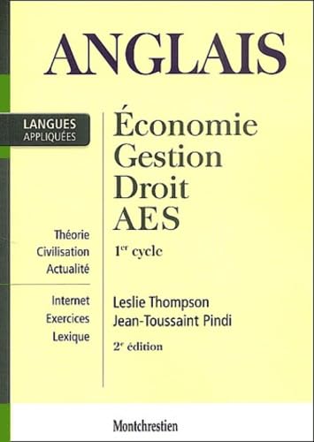 Anglais appliqué : Economie, Gestion, Droit, AES, 1er cycle Books