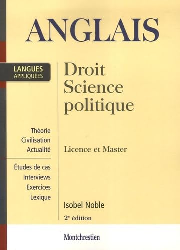 Anglais appliqué: Droit, Science politique, Licence et Master Books