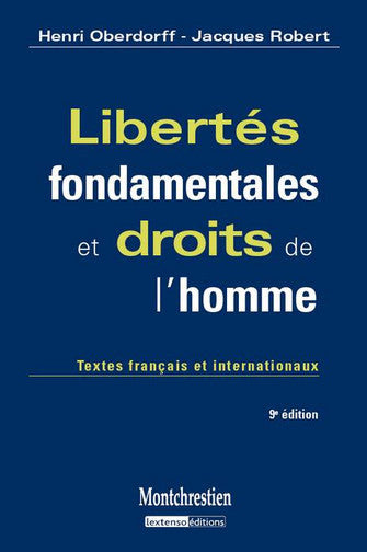 Libertés fondamentales et droits de l'homme : textes français et internationaux Books