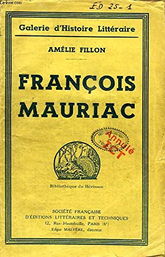 François Mauriac et Thérèse Desqueyroux book