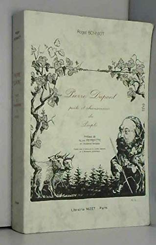 Pierre dupont, poete et chansonnier du peuple Books