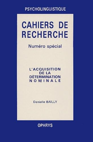 L'acquisition de la détermination nominale : les débuts de l'anglais chez un adulte, journal d'apprentissage book