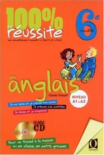 100 % de réussite en Anglais - Collège 6e Non-fiction