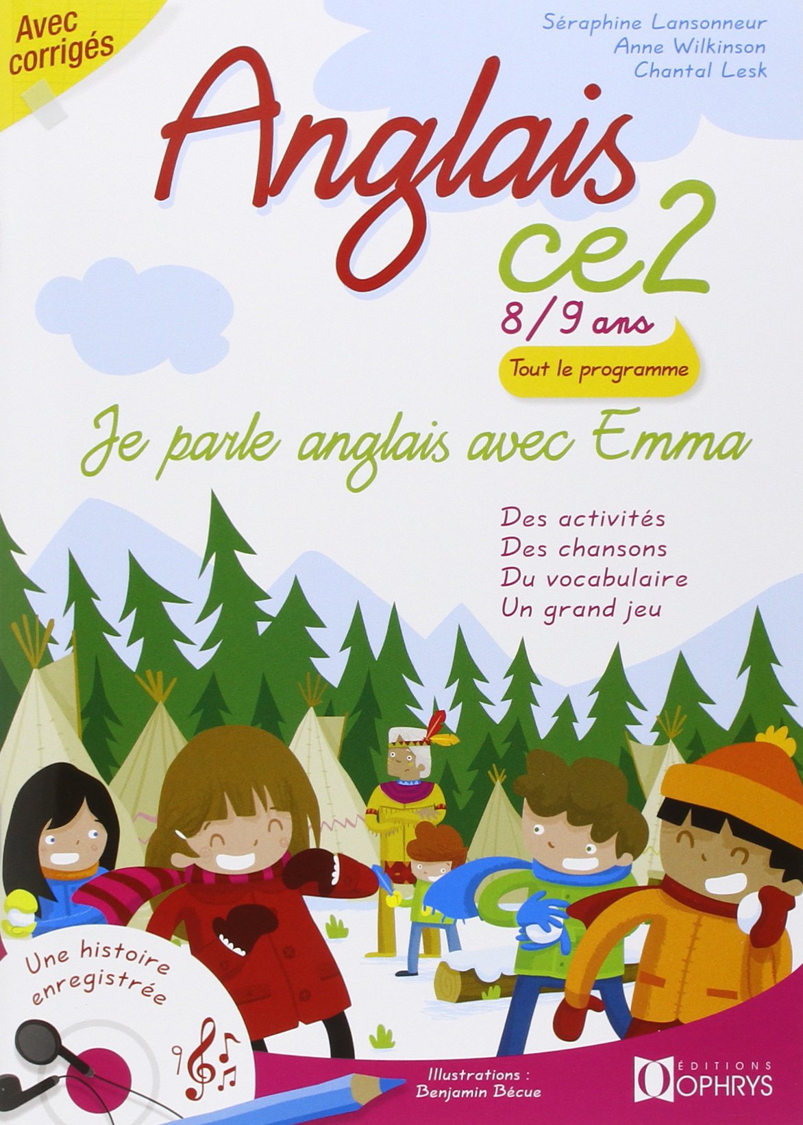 Je parle anglais avec Emma, Anglais CE2 8/9 ans, Livre avec CD audio Professional & Reference Books