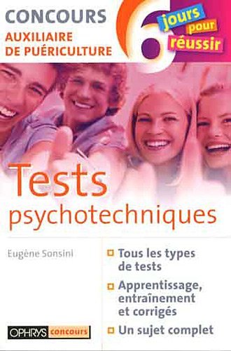 Tests psychotechniques : concours auxiliaire de puériculture Non-fiction