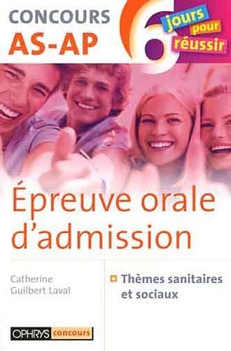 Epreuve orale d'admission -Concours AS-AP Non-fiction