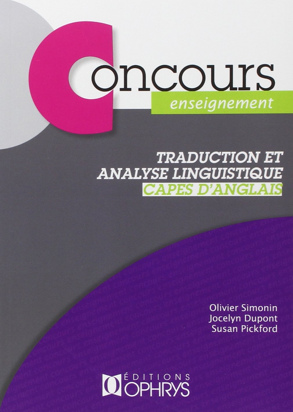 Traduction et analyse linguistique CAPES s'Anglais: CAPES d'anglais Non-fiction