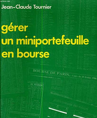 Gérer un mini portefeuille en Bourse Books