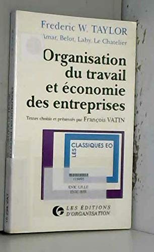 Organisation du travail et économie des entreprises Books