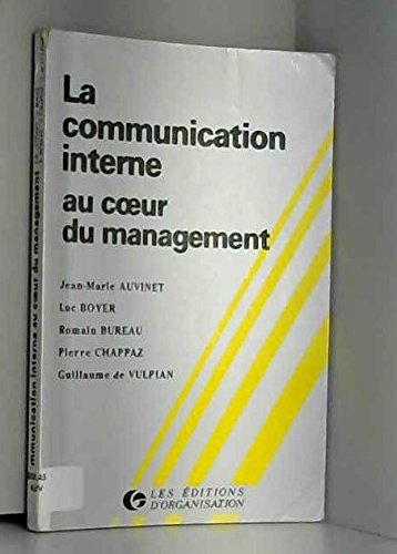 La Communication interne au coeur du management book