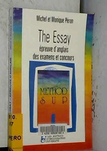 The essay : epreuve d'anglais des examens et concours book