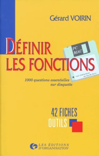 Definir Les Fonctions. 42 Fiches-Outils, 2eme Edition 1997, Avec Disquette book