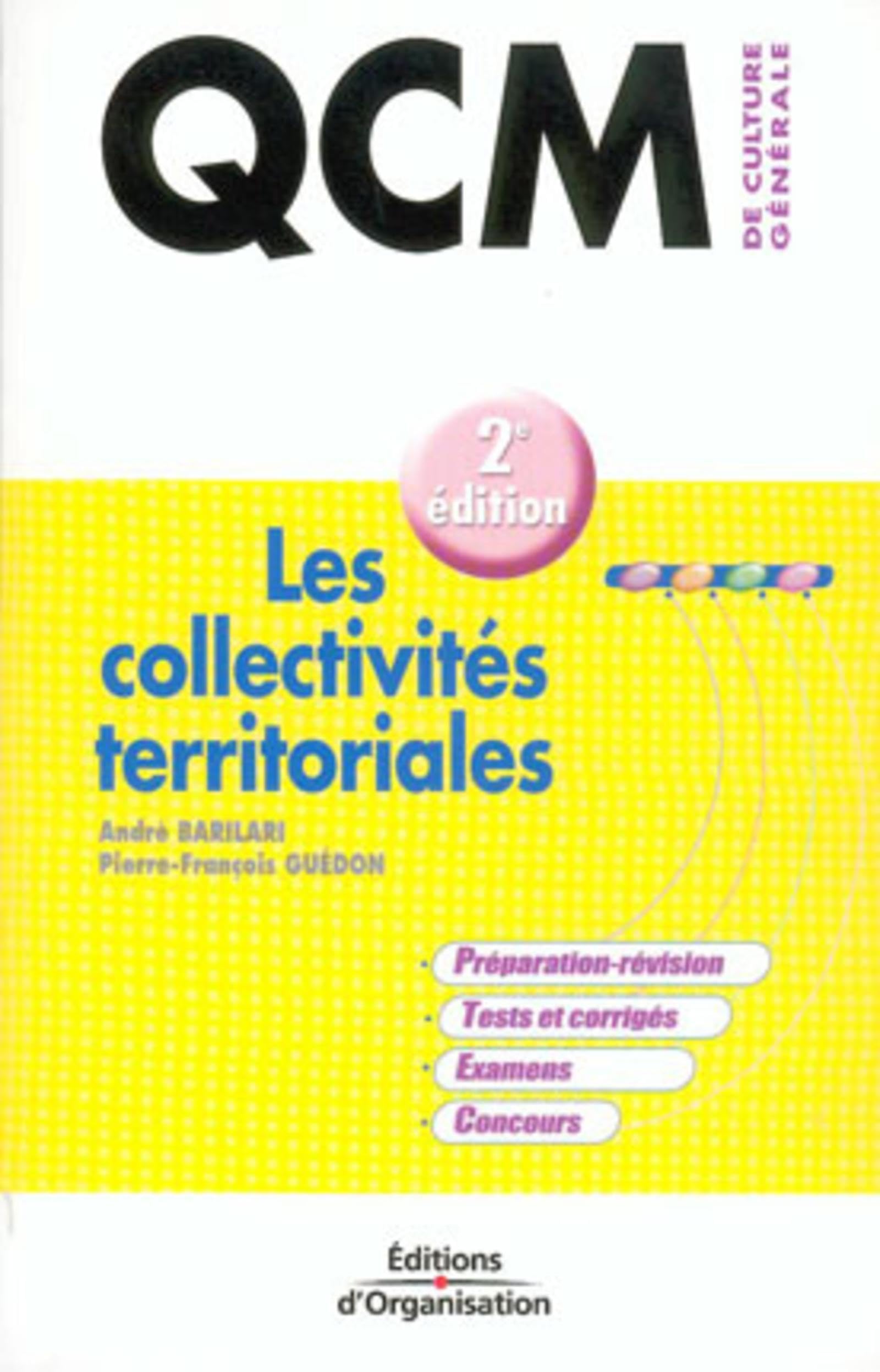 QCM de culture générale : Les Collectivités territoriales book