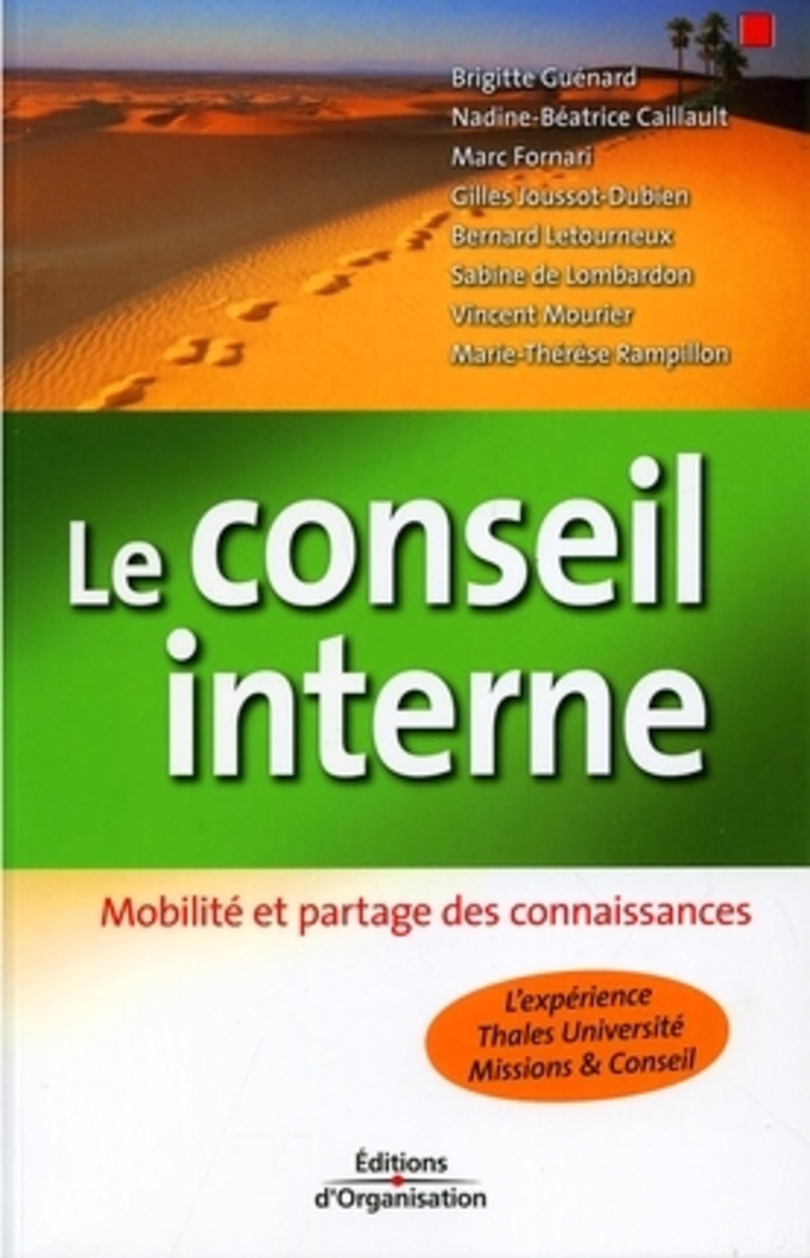 Le conseil interne: Mobilité et partage des connaissances Business, Finance & Career