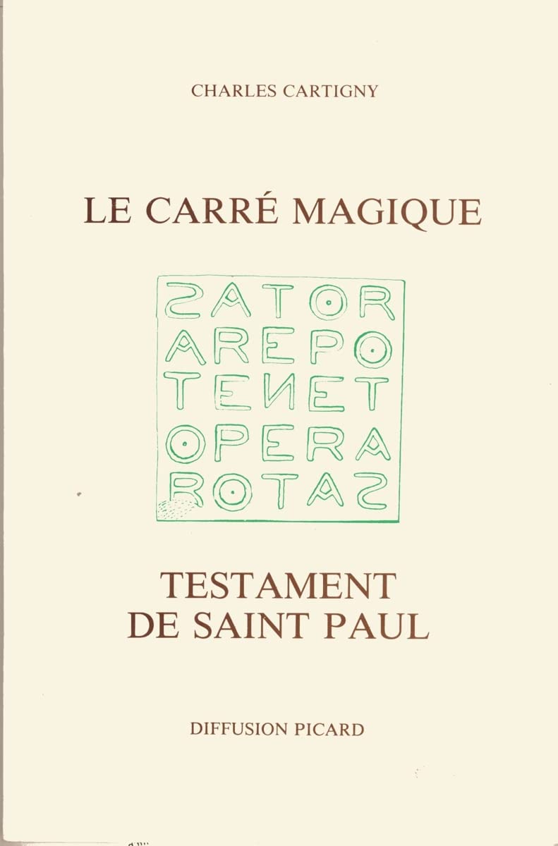 Carré magique : Testament de saint Paul Books