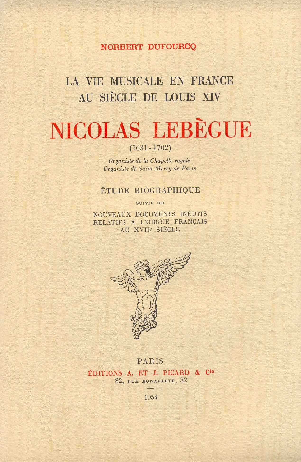 Nicolas Lebègue, organiste de la chapelle royale de Saint-Merry book