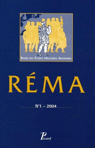 Revue des Etudes militaires anciennes. N°1. book