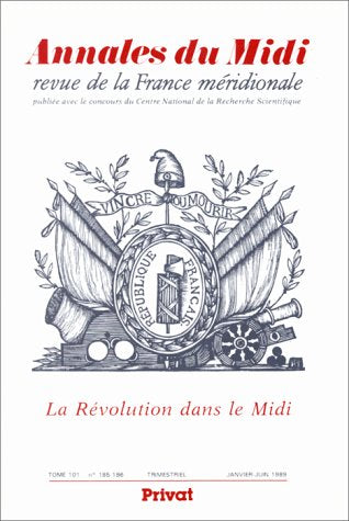 Annales du Midi, numéros 185-186 book