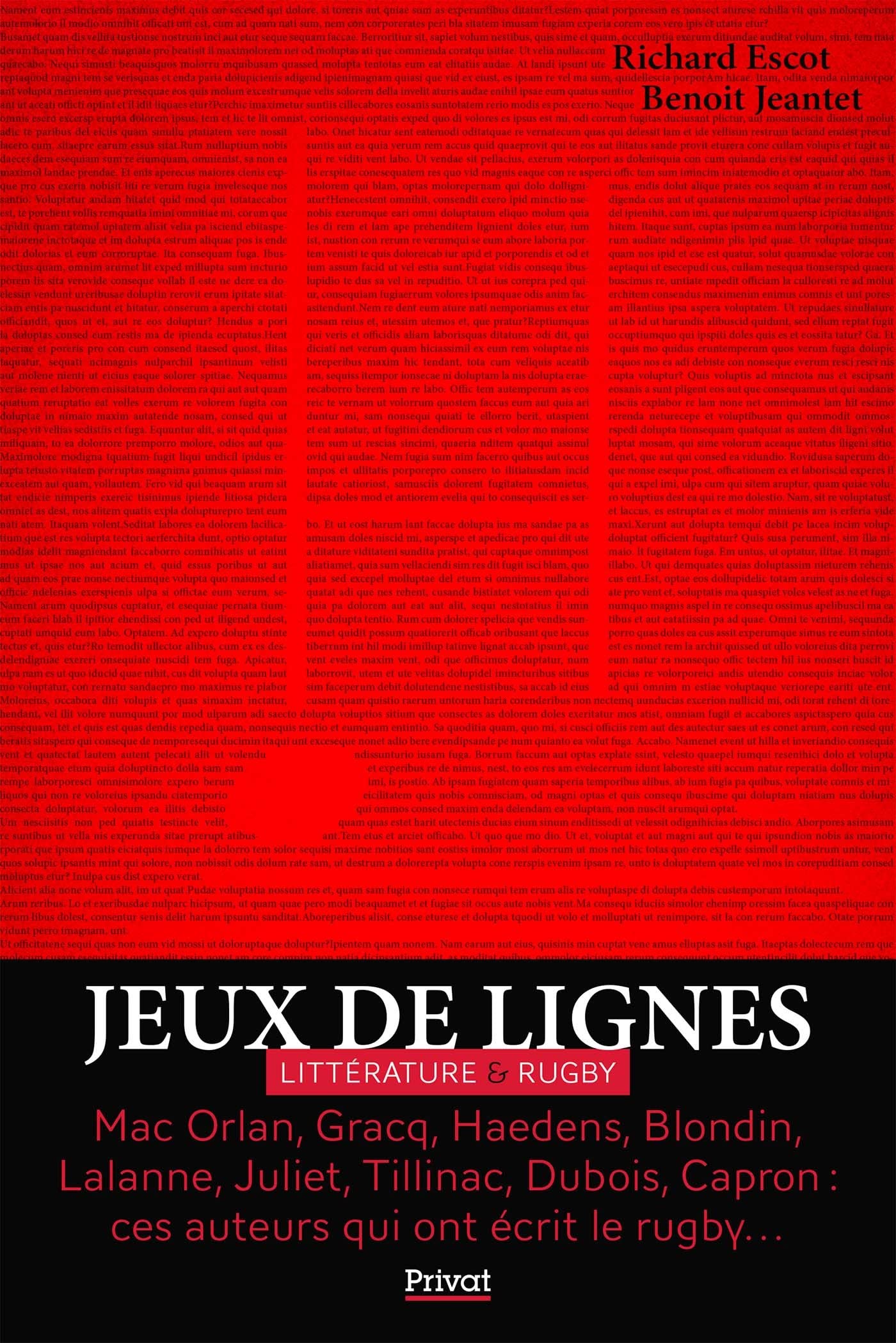 Jeux de lignes: Littérature & Rugby Essays & Short Stories