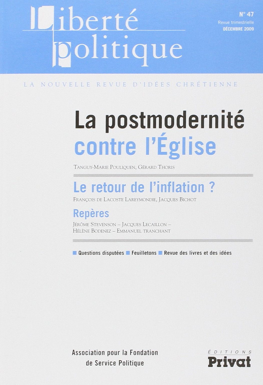 LIBERTE POLITIQUE N47 DEC2009 book