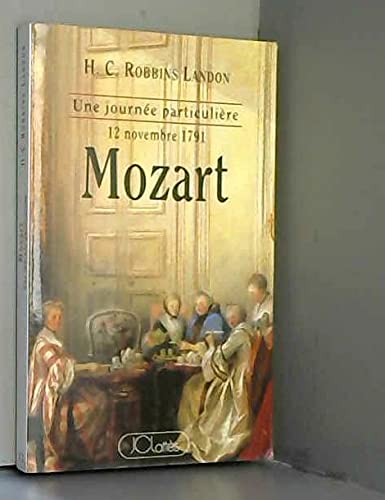 Mozart : samedi 12 novembre 1791 Books