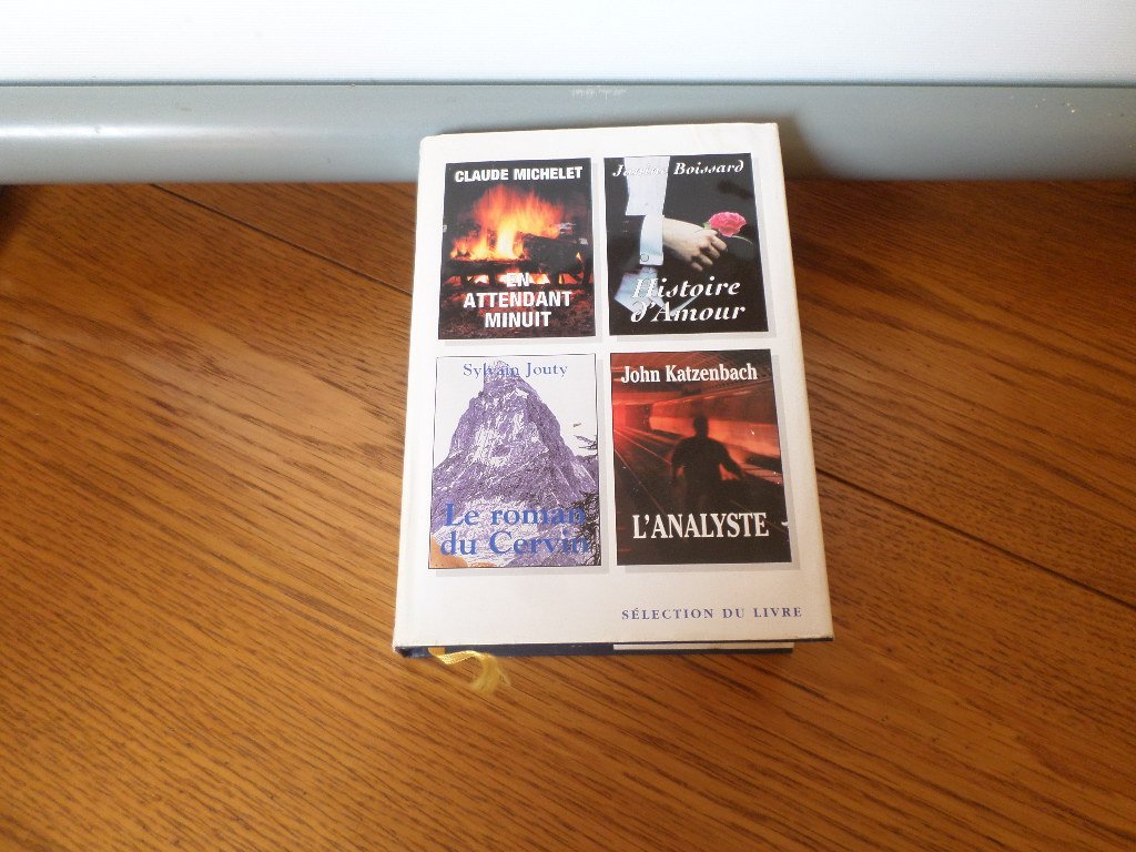 En attendant minuit. Histoire d'amour. L'analyste. Le roman du cervin Books