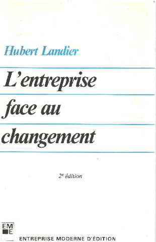 L'entreprise face au changement book