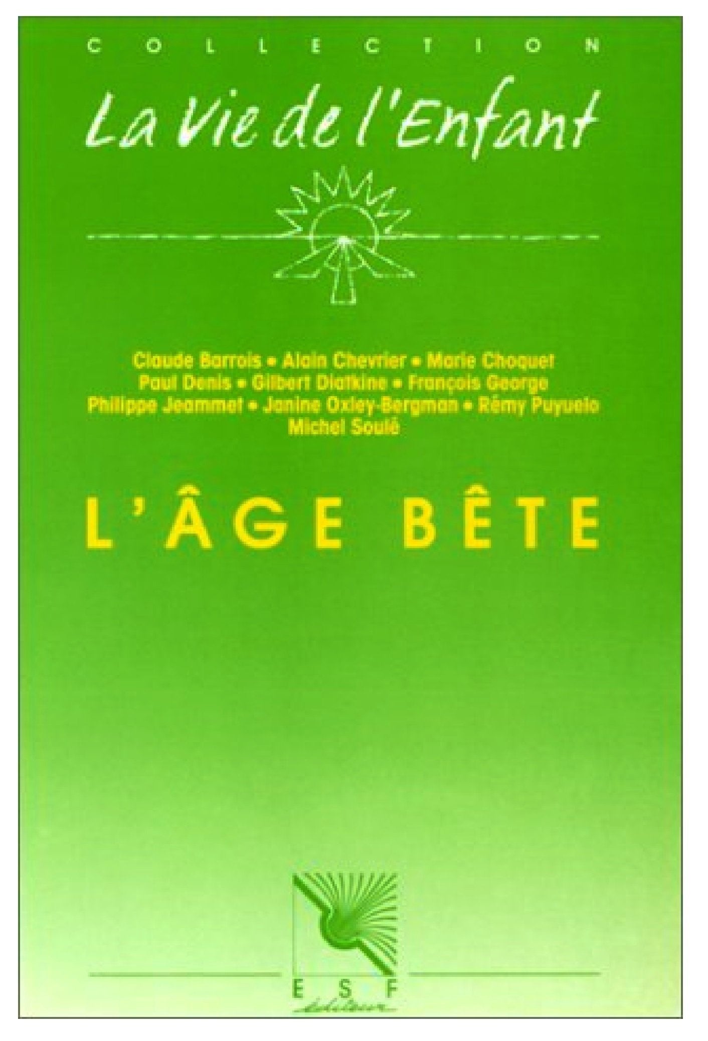 L'âge bête book