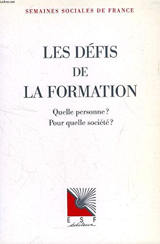 Les défis de la formation (N S S F) Books