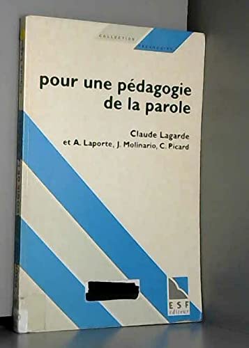 Pour une pédagogie de la parole (0000) book