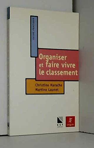 Organiser et faire vivre le classement book