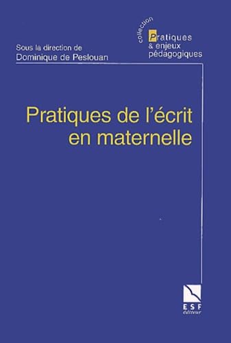 Pratiques de l'écrit en maternelle Books