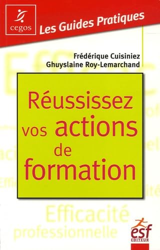 Reussissez vos actions de formation book