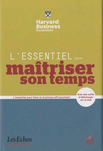 L'essentiel pour maitriser son temps book